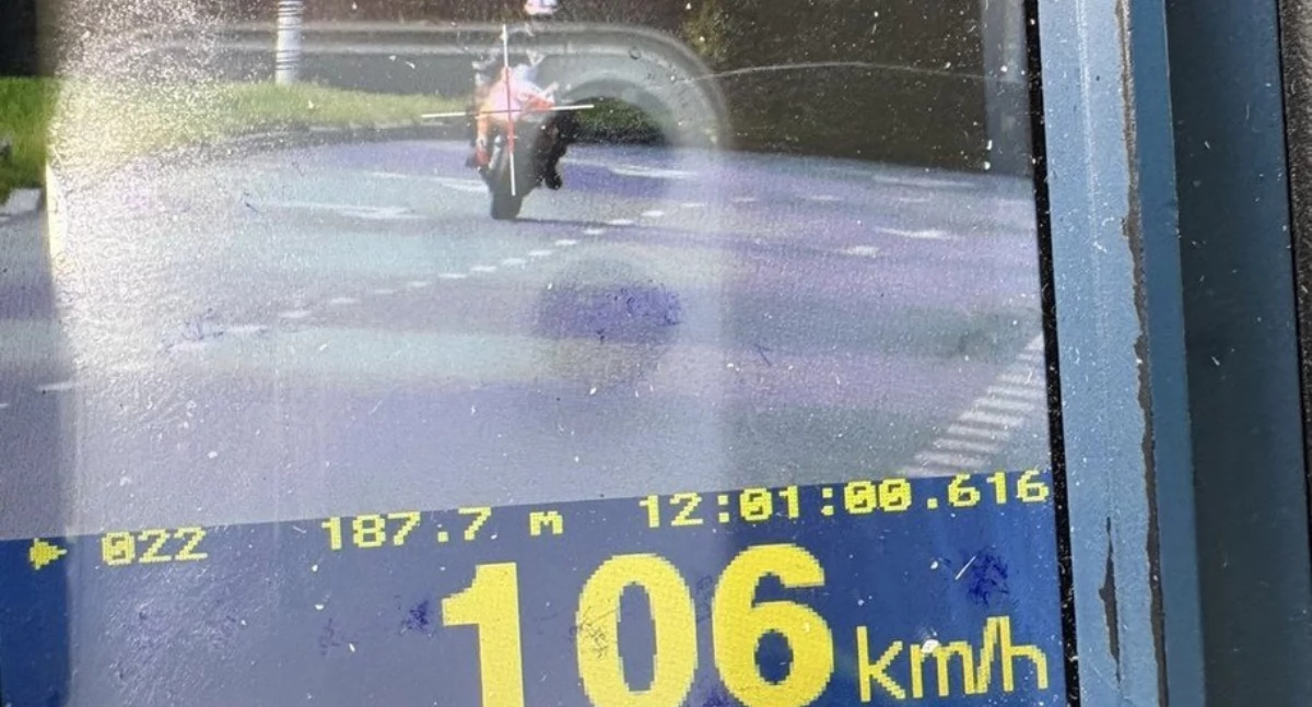 Życie miasta, Kierowca stracił prawo jazdy rażące przekroczenie prędkości - zdjęcie, fotografia