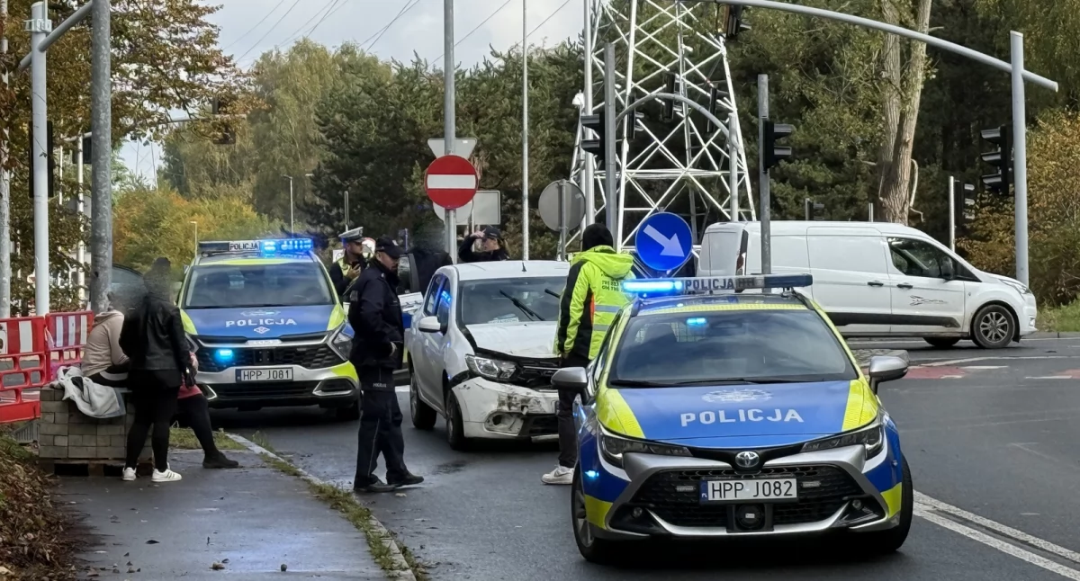 Kolizja na Osiedlu Stałym