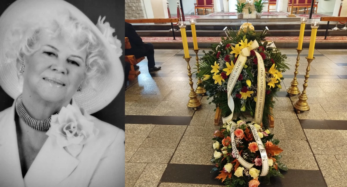 Ludzie, Ostatnie pożegnanie Krystyny Dziurdzikowskiej - zdjęcie, fotografia