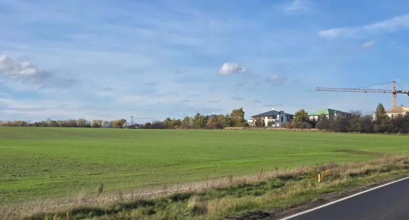 Miejsce w którym powstanie osiedle