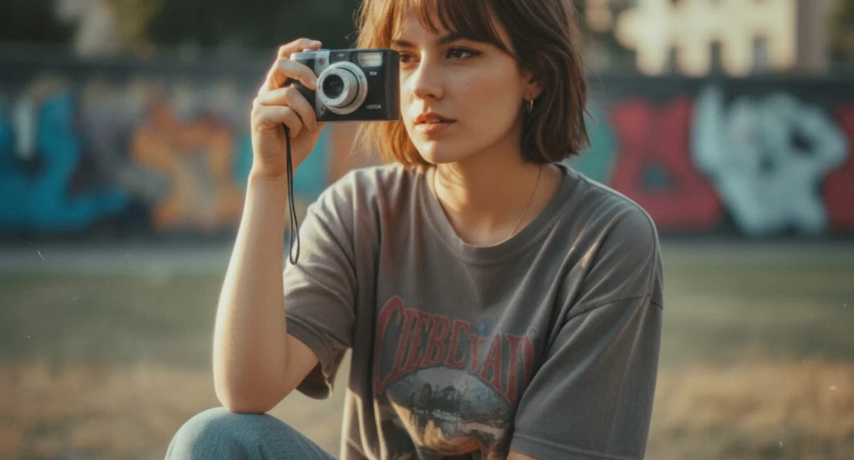 Informator / Materiały zewnętrzne , Aparat cyfrowy vintage kupić - zdjęcie, fotografia