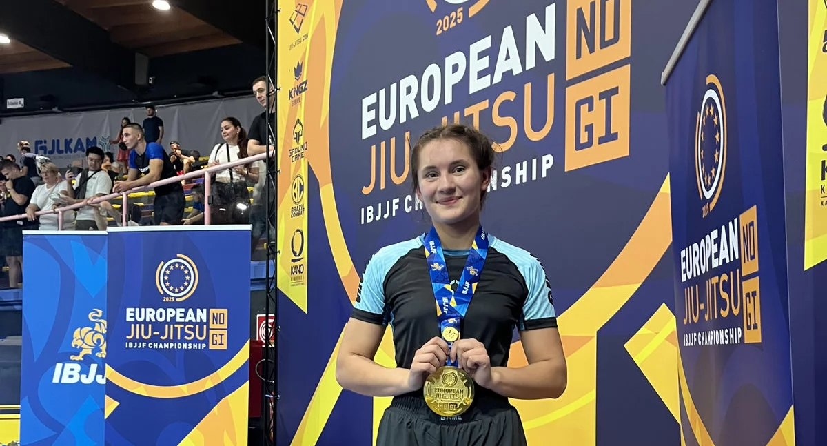 Sporty walki, mistrzynią Europy jitsu - zdjęcie, fotografia