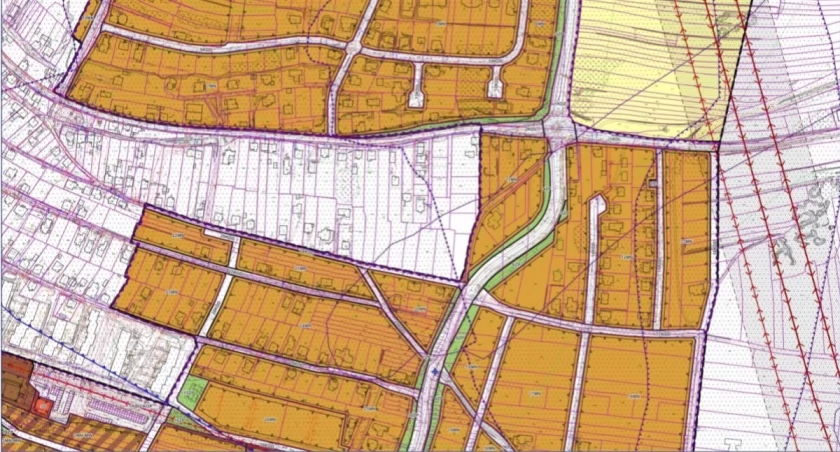 Fragment dokumentacji z projektu mpzp 