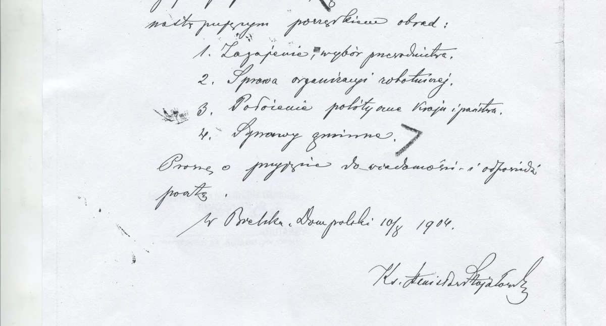 Historia, Stojałowski Długoszynie - zdjęcie, fotografia