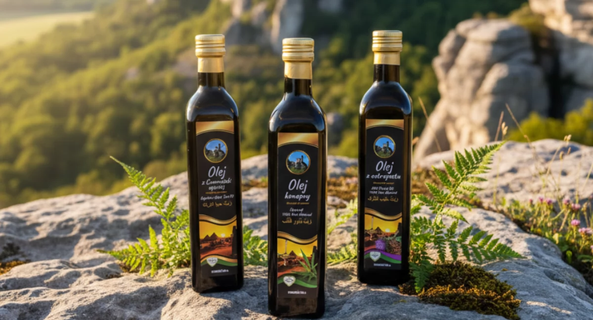 Informator / Materiały zewnętrzne , Zdrowie prosto Poznaj rodzinną manufakturę która tłoczy płynne złoto - zdjęcie, fotografia