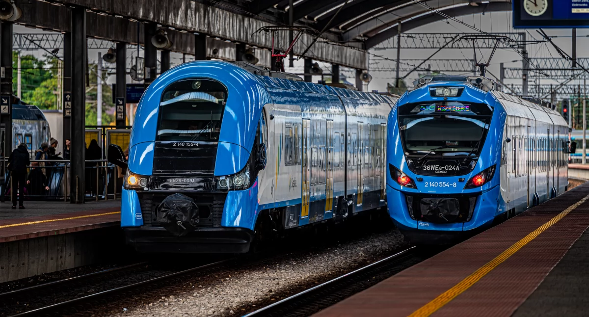 Życie miasta, Przebudowa katowickiego węzła kolejowego wpływa punktualność pociągów Kolei Śląskich - zdjęcie, fotografia