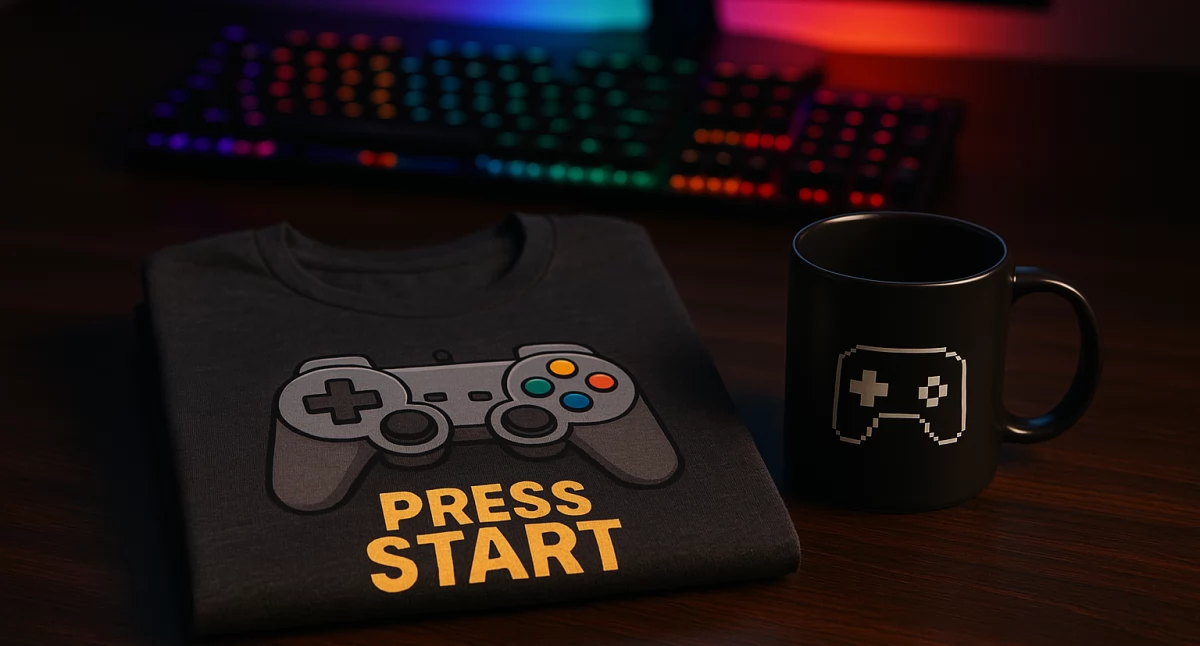 Informator / Materiały zewnętrzne , Koszulki kubki graczy nieodłączny element gamingowego stylu - zdjęcie, fotografia