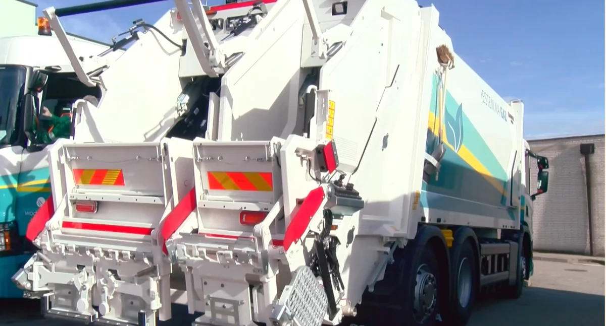 Śmieciarka napędzana sprężonym gazem ziemnym (CNG)