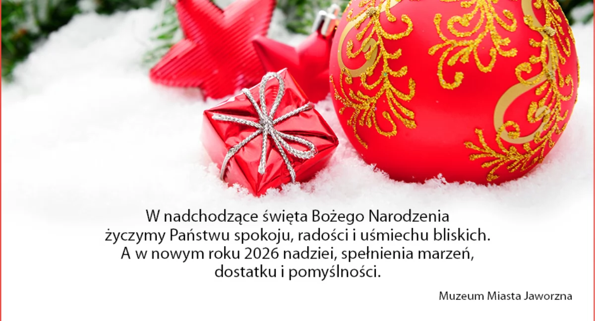 Ludzie, Życzenia Boże Narodzenie Muzeum Miasta Jaworzna - zdjęcie, fotografia