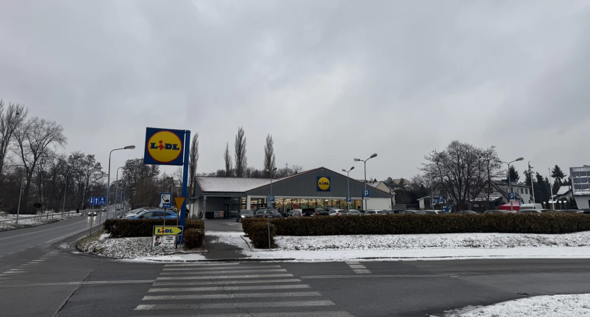 Lidl w Jaworznie przy ulicy Krakowskie