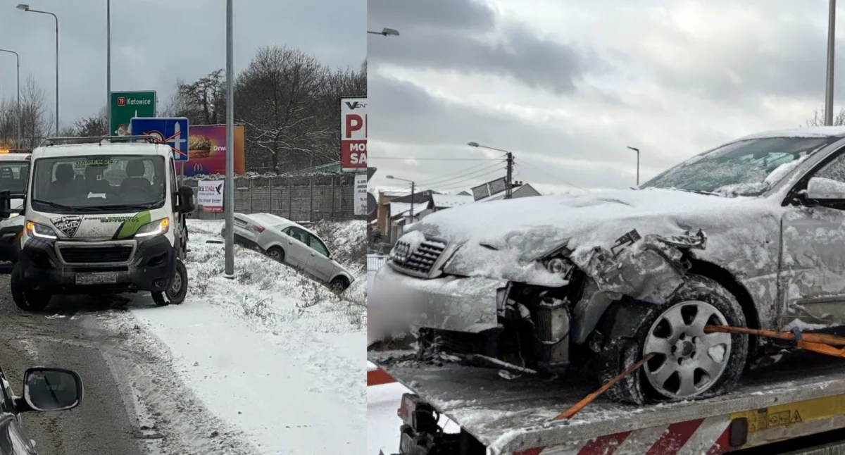 Kolizja na DK 79 w Jaworznie