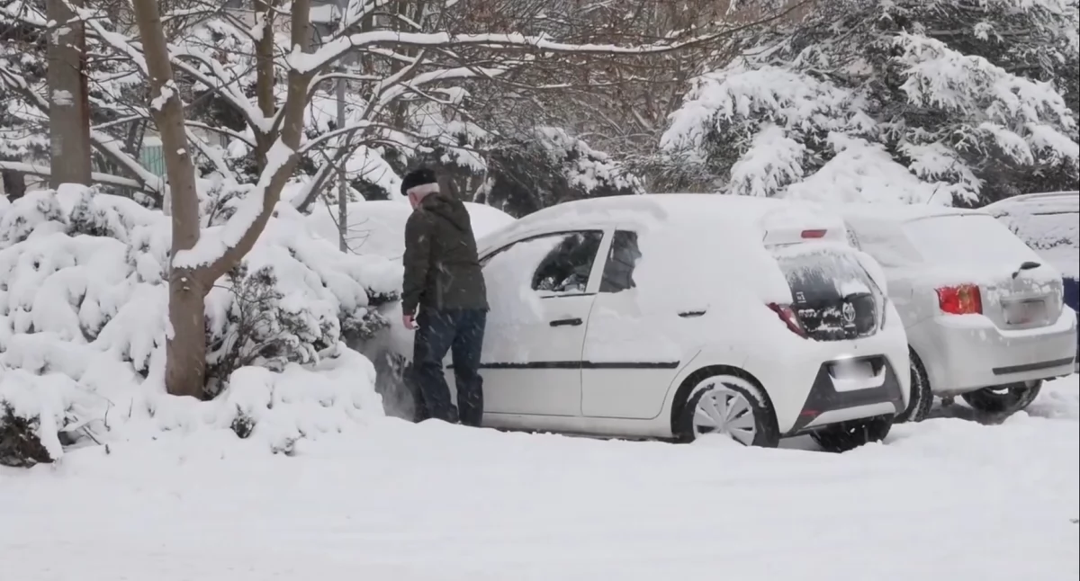 Komunikaty Policja, Nieodśnieżony samochód zimą tylko mandat realne zagrożenie - zdjęcie, fotografia