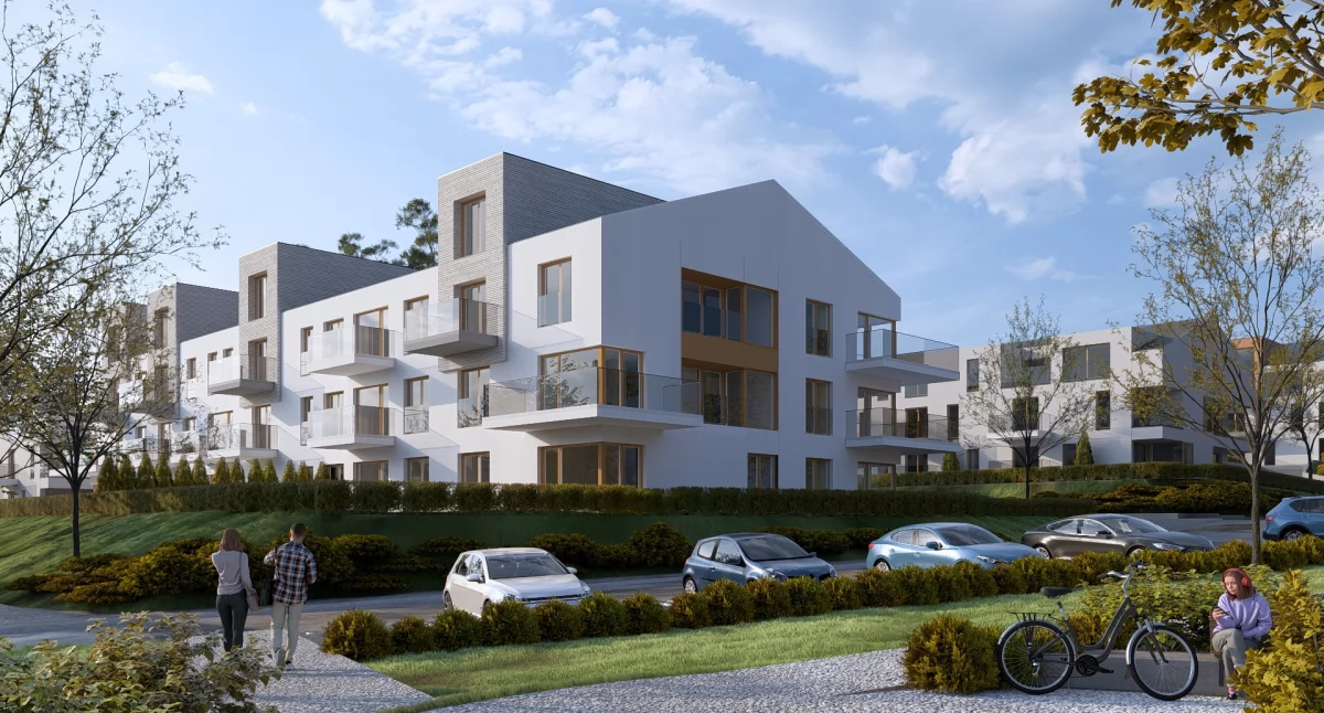 Wizualizacja nowego osiedla na GEOsferze. Fot. Xenakis Development