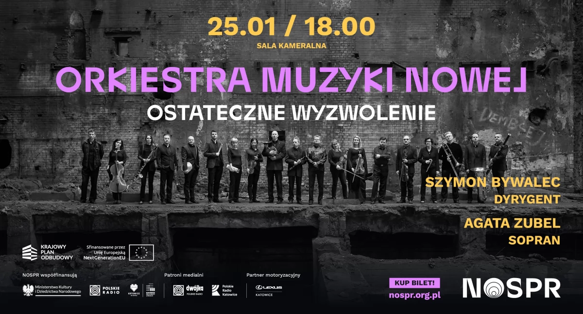 Kącik kulturalny, Orkiestra Muzyki Nowej NOSPR muzyką Muraila Griseya - zdjęcie, fotografia