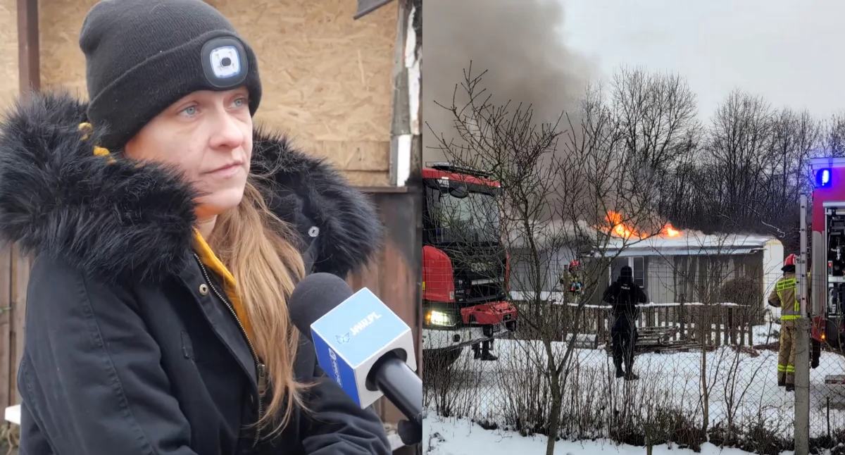 Pożar domu w Jeleniu. Potrzebna pomoc dla pani Martyny i jej 11-letniej córki Polii