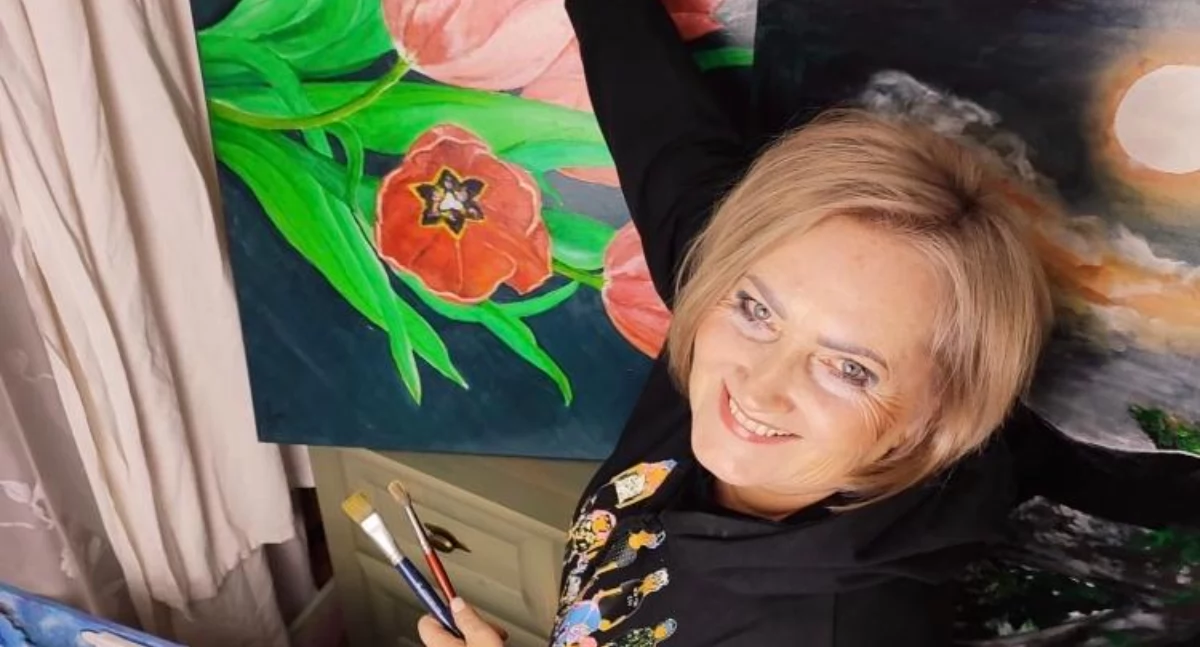 Kącik kulturalny, Lidia swojej artystycznej drodze marzenia obrazu - zdjęcie, fotografia