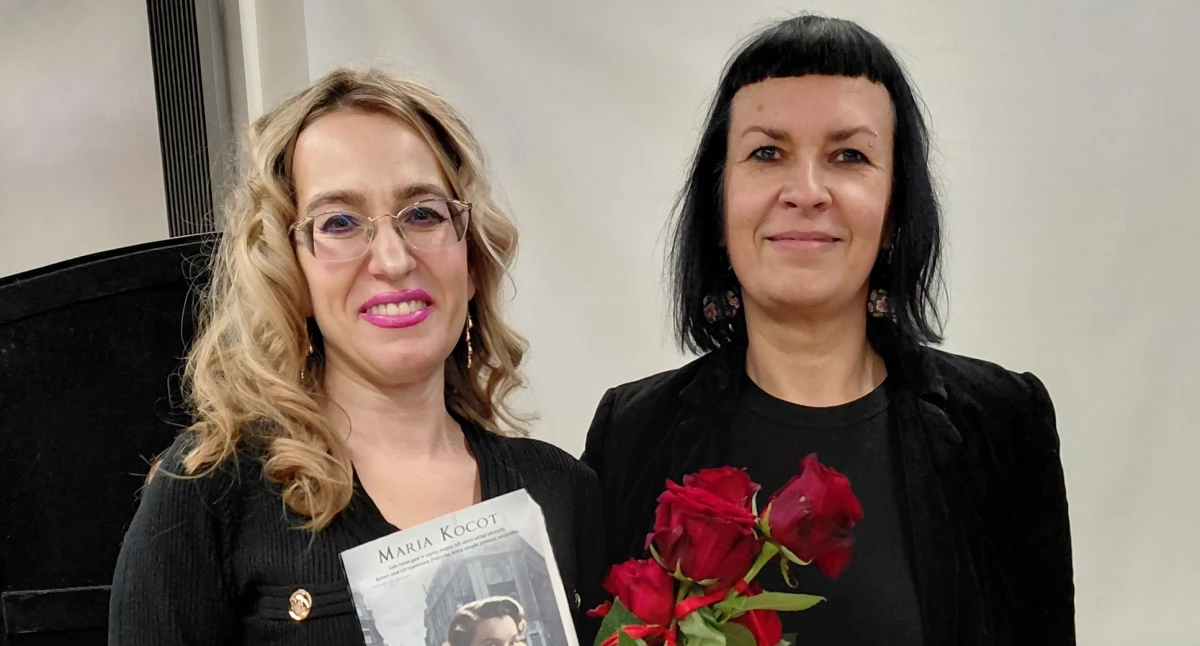 Kącik kulturalny, Spotkanie pisarką Marią Kocot - zdjęcie, fotografia