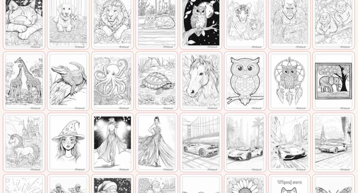 Informator / Materiały zewnętrzne , Kolorowanki dorosłych sposób wyciszenie głośnym świecie - zdjęcie, fotografia