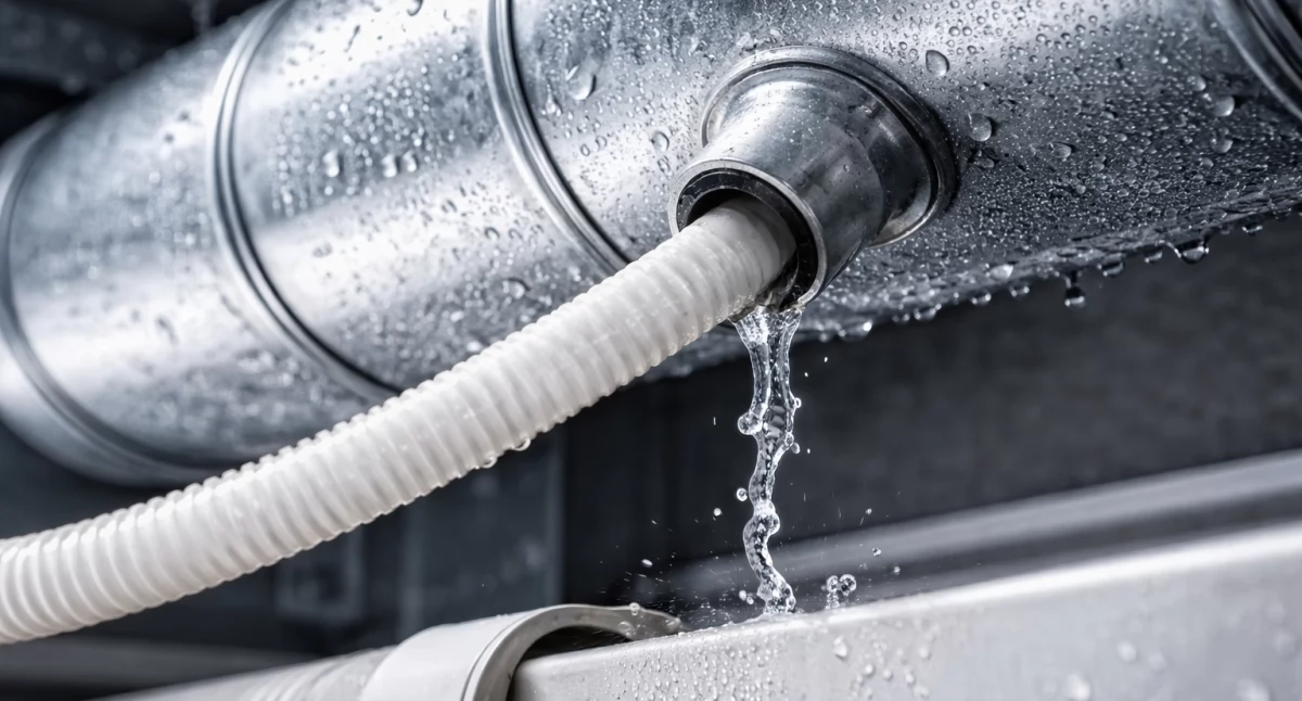 Informator / Materiały zewnętrzne , Odprowadzenie skroplin wentylacji zaprojektować instalację cofek zapachów - zdjęcie, fotografia