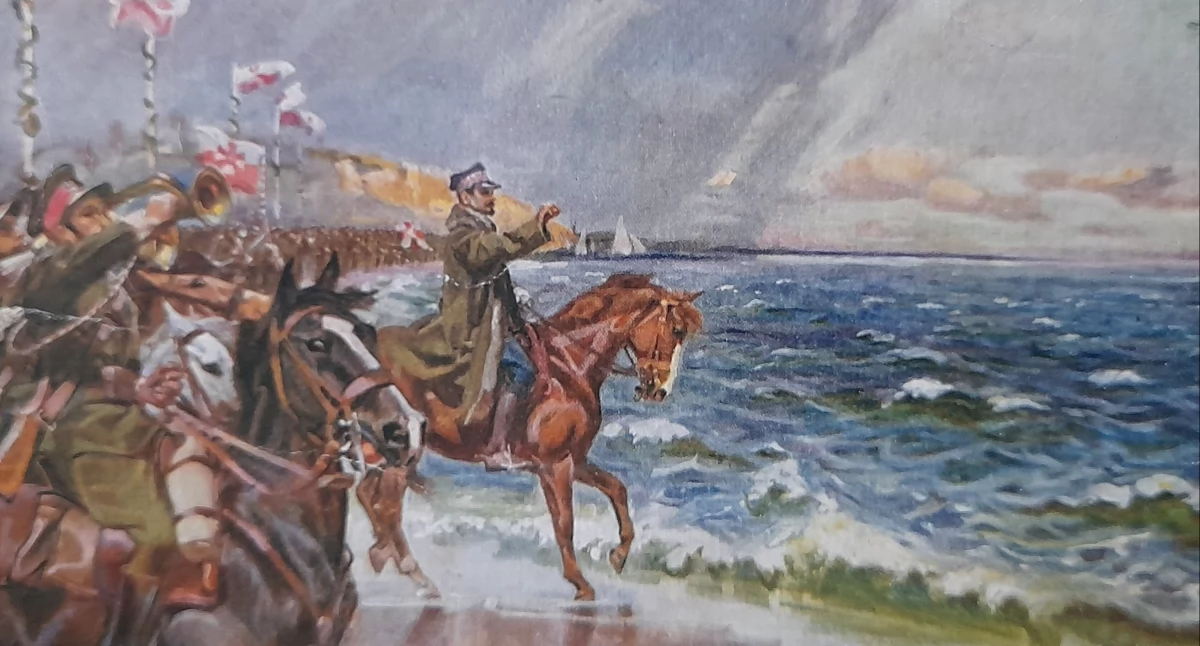 Zaślubiny Polski z morzem, Wojciech Kossak, 1930, Wikipedia 