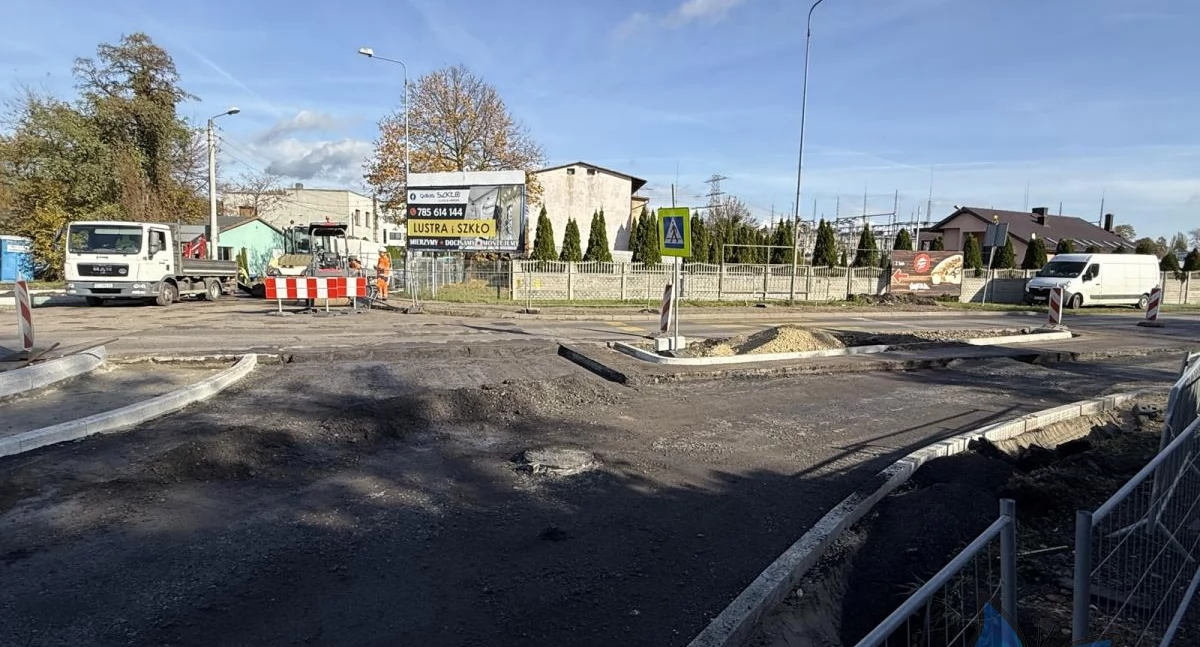 Życie miasta, Budowa ronda Olszewskiego wstrzymana - zdjęcie, fotografia