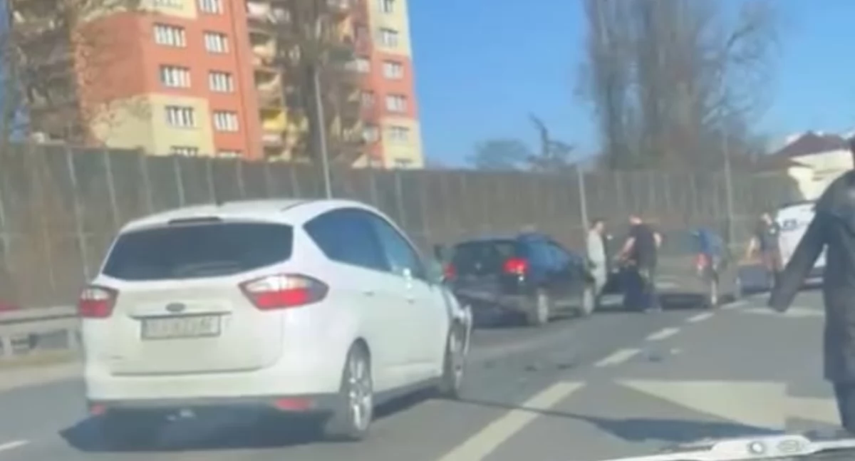 Kolizja na Osiedlu Stałym 