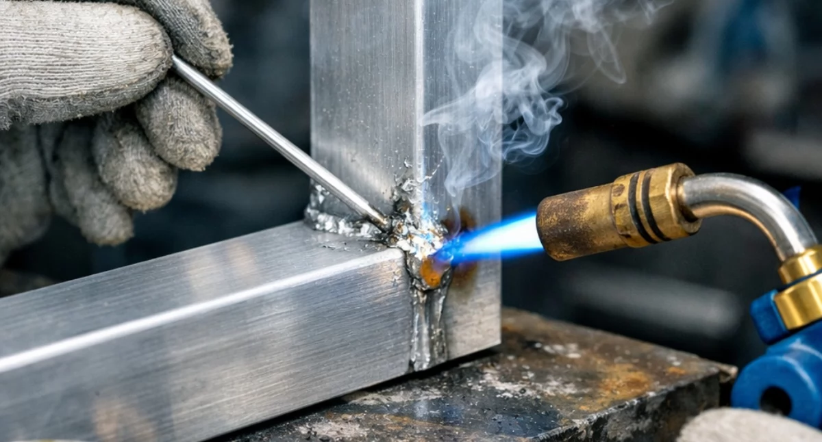 Informator / Materiały zewnętrzne , Lutowanie aluminium dobór topnika spoiwa - zdjęcie, fotografia