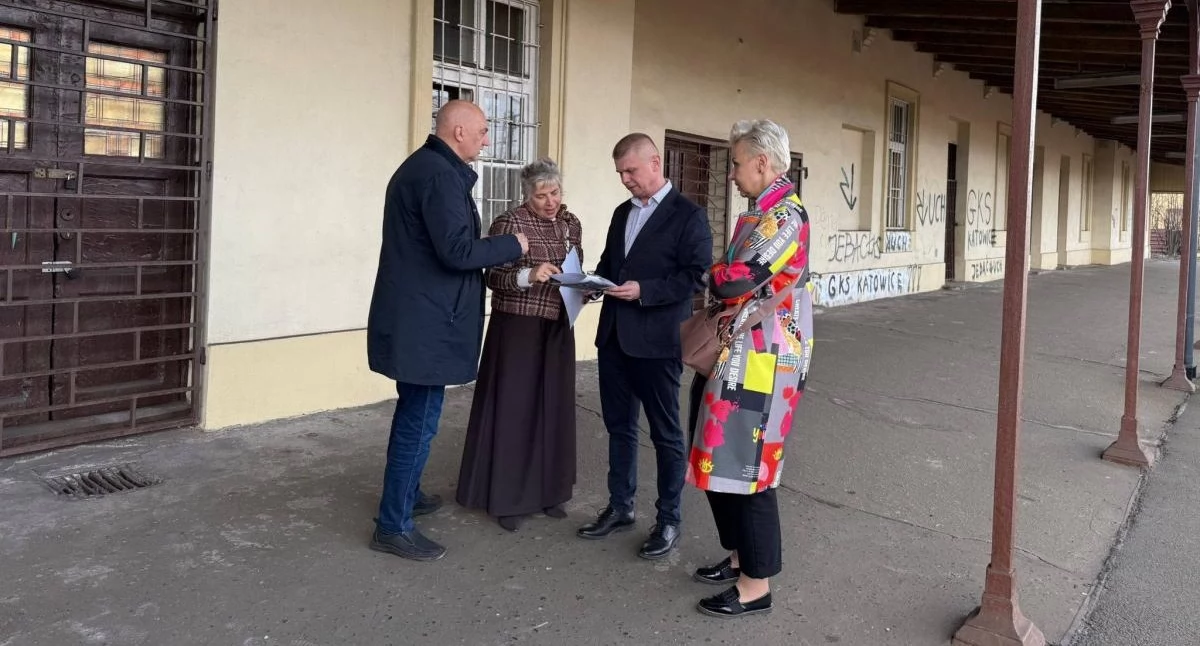 Spotkanie w sprawie dworca w Szczakowej. Fot. Joanna Sekuła Senator RP