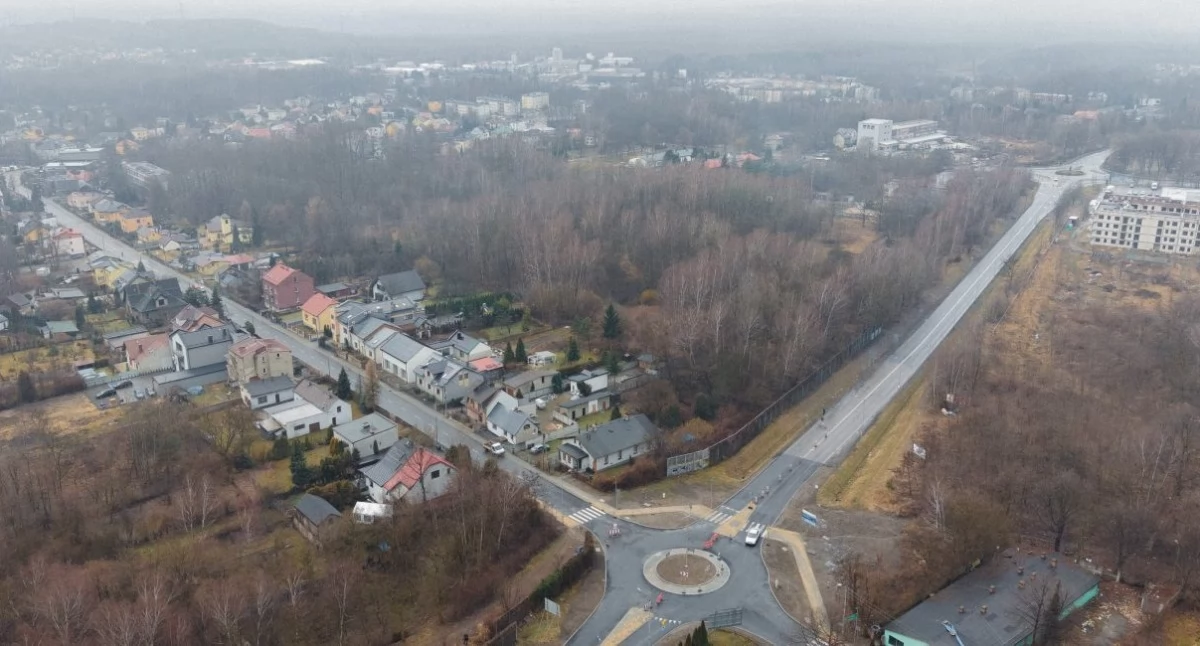 Rondo na ulicy Olszewskiego w Jaworznie. Fot. Urząd Miejski w Jaworznie