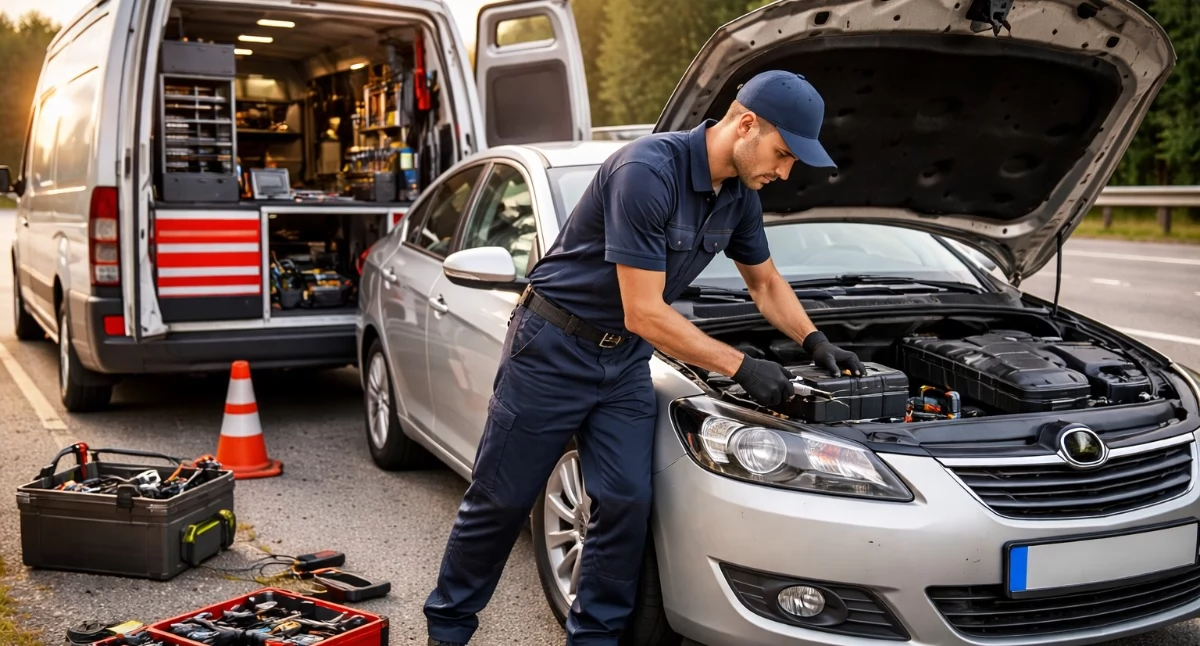 Informator / Materiały zewnętrzne , Mobilny mechanik jakie naprawy można wykonać wizyty warsztacie - zdjęcie, fotografia