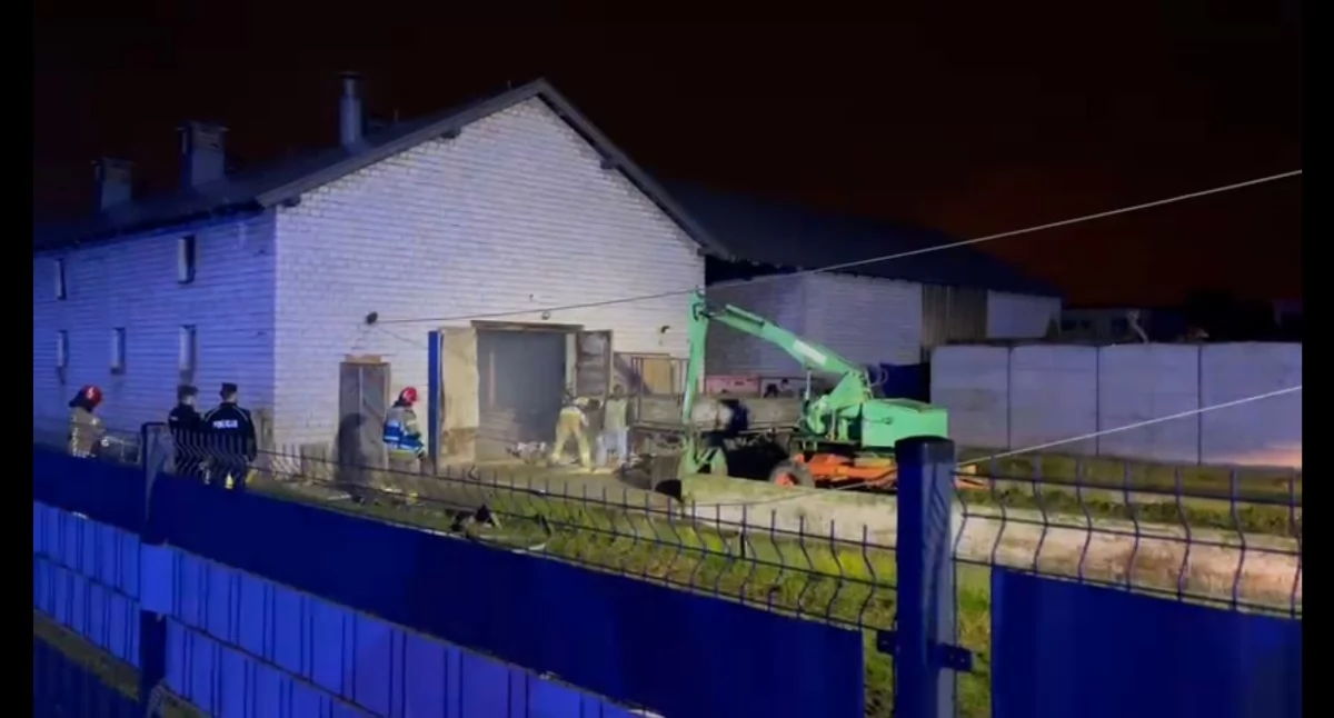 Strażacy podczas akcji. Fot. materiały nadesłane do redakcji