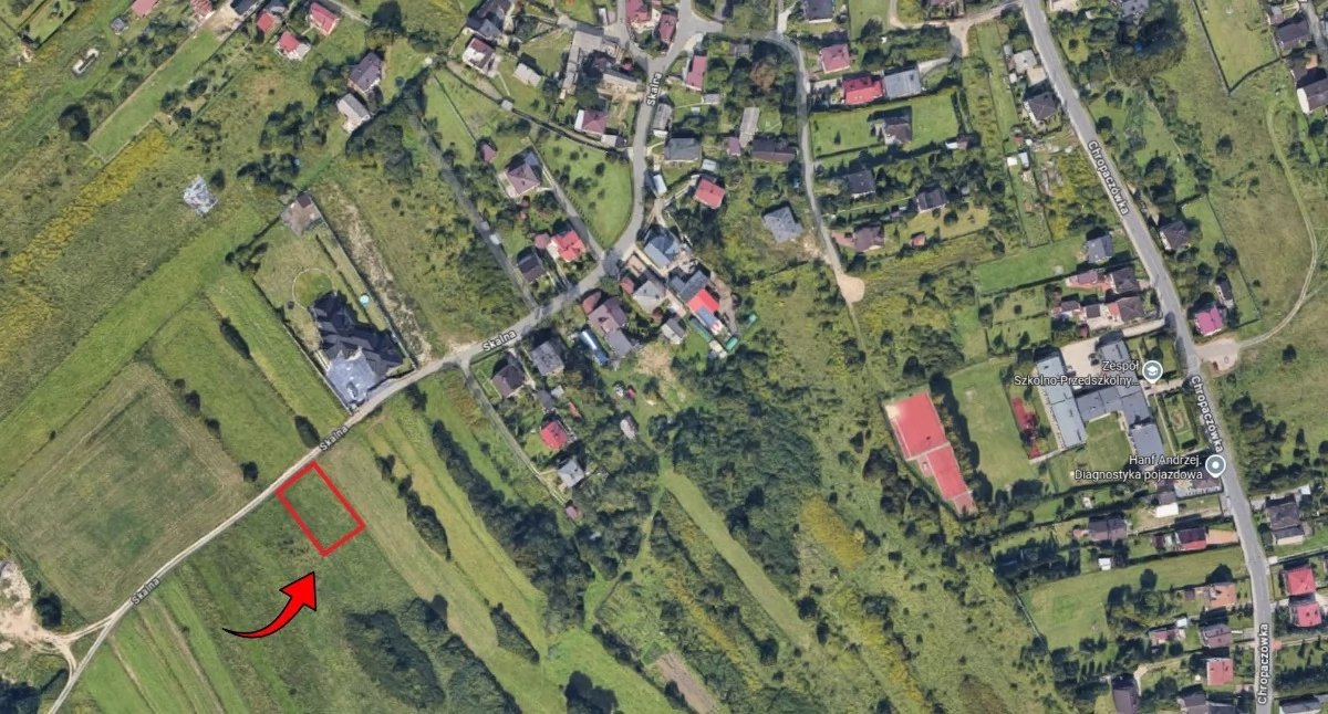 Lokalizacja masztu telefonii komórkowej Play na Długoszynie. Fot. Mapy Google