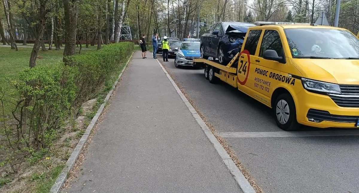 Kolizja na Osiedlu Stałym