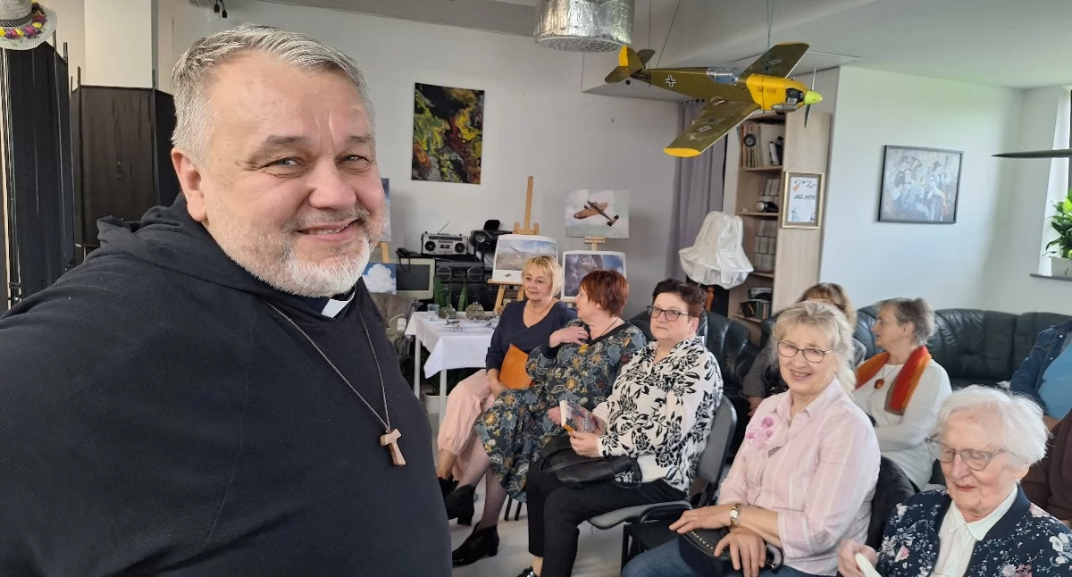 Życie miasta, spotkanie Mirkiem Toszą - zdjęcie, fotografia