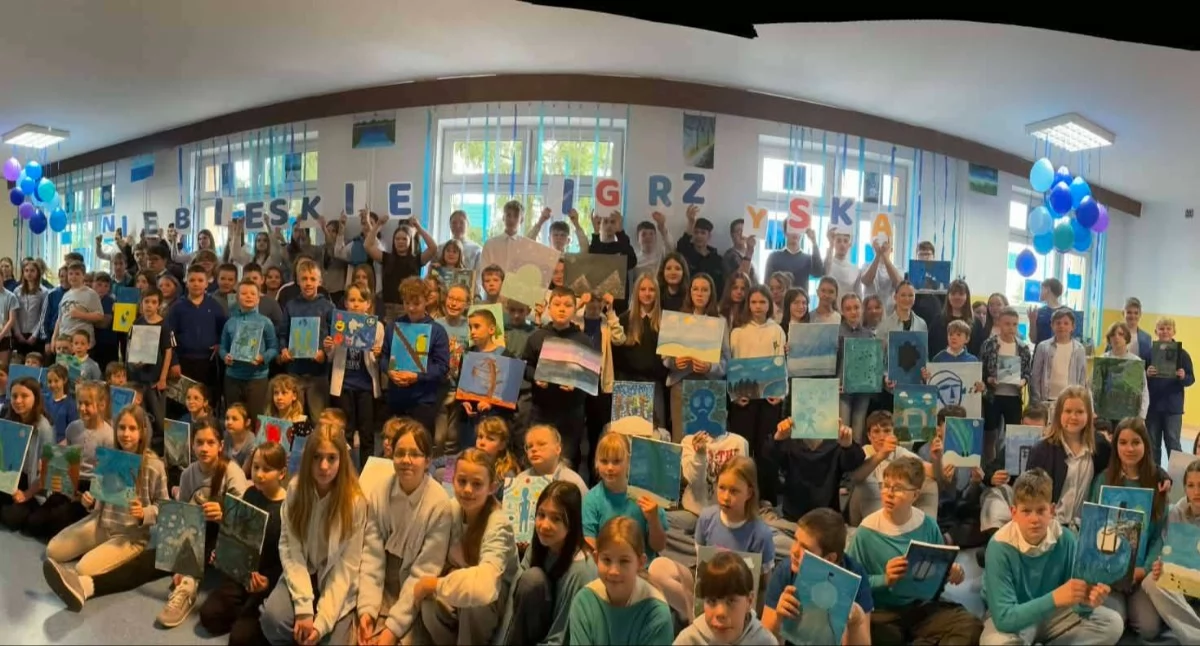 Niebieskie Igrzyska w SP 18 w Jaworznie. Fot. SP 18