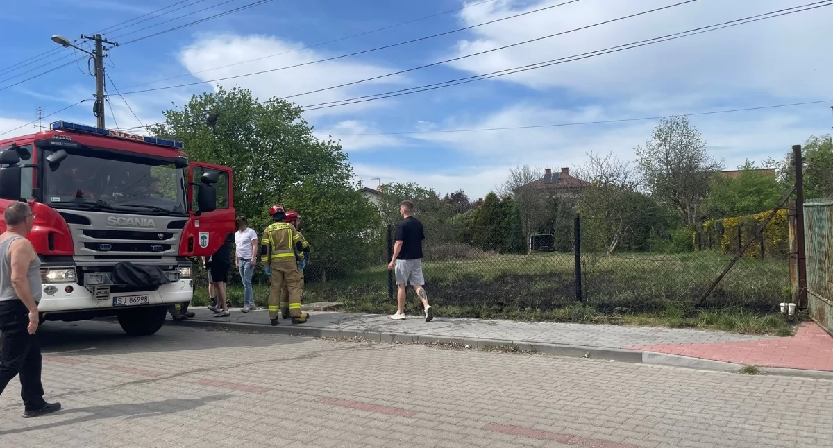 Pożar na ulicy Emila Zegadłowicza 