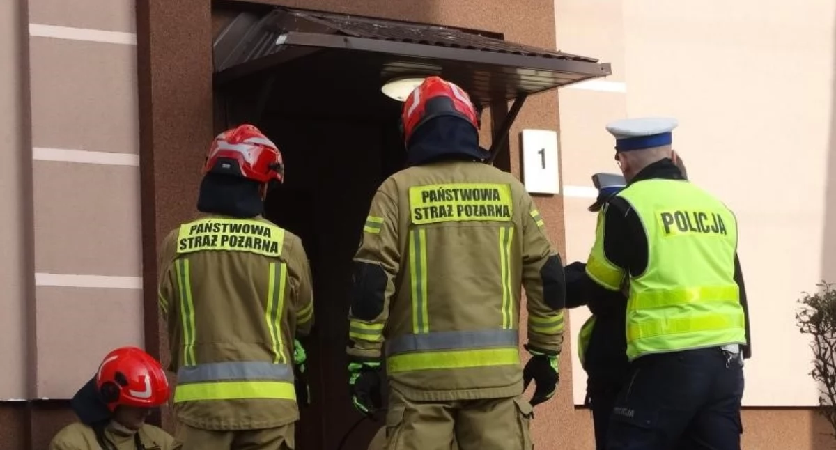 Straż pożarna i policja. Zdjęcie poglądowe