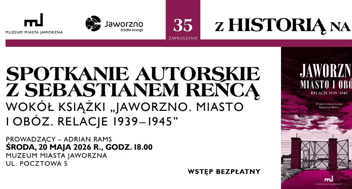 Historia, Mroczne okupacji relacjach świadków spotkanie autorskie Sebastianem Reńcą jaworznickim muzeum - zdjęcie, fotografia