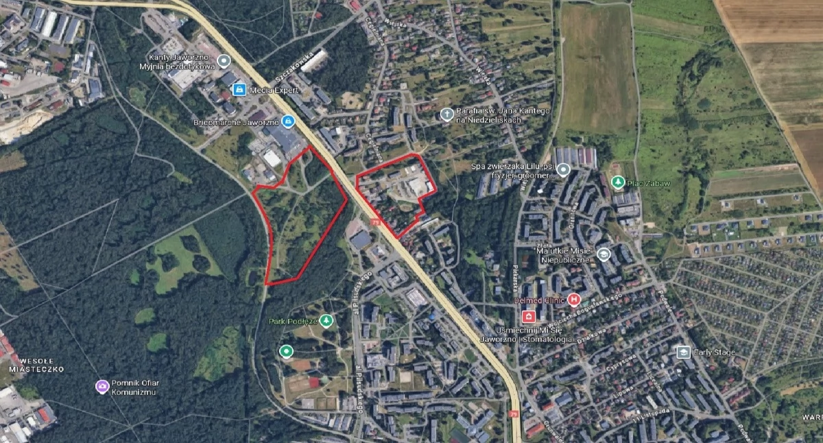 Tereny pod bloki i usługi 