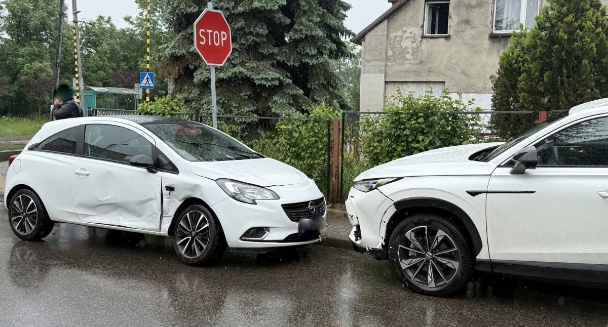 Kolizja na skrzyżowaniu ul. św. Wojciecha, Drabika i Północnej