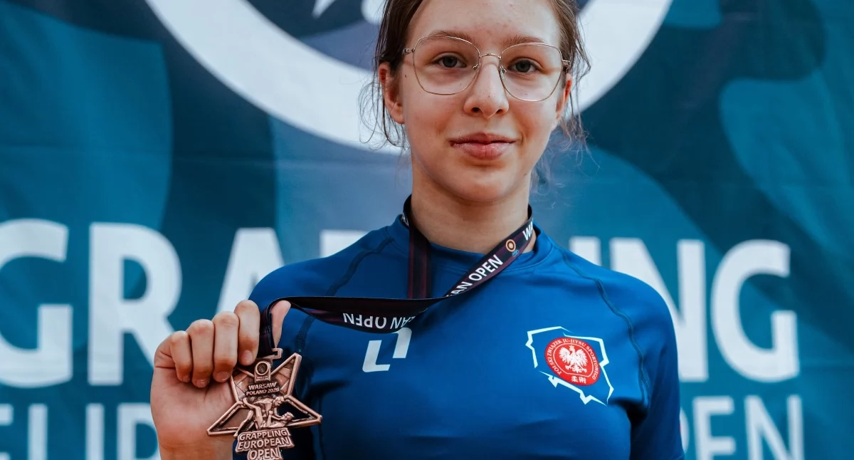 Oliwia Cieślak wraca z medalami Pucharu Europy w grapplingu. Fot. KS Sparta Jaworzno