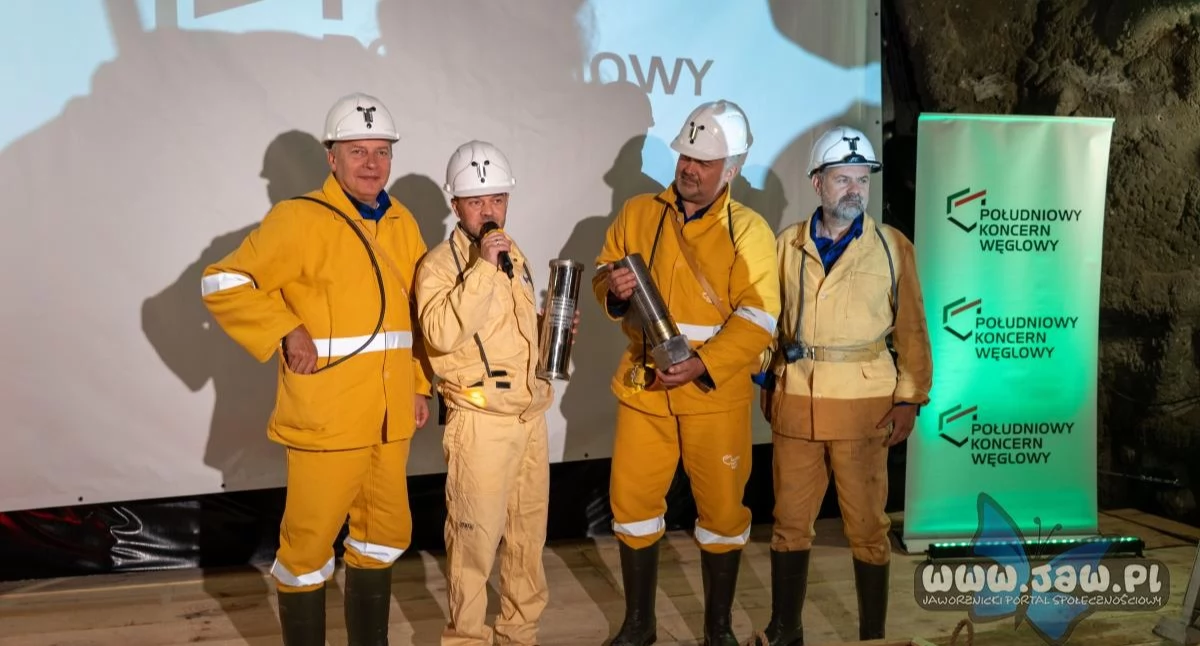 Fundament przyszłości - zakończenie głębienia szybu Grzegorz w Jaworznie