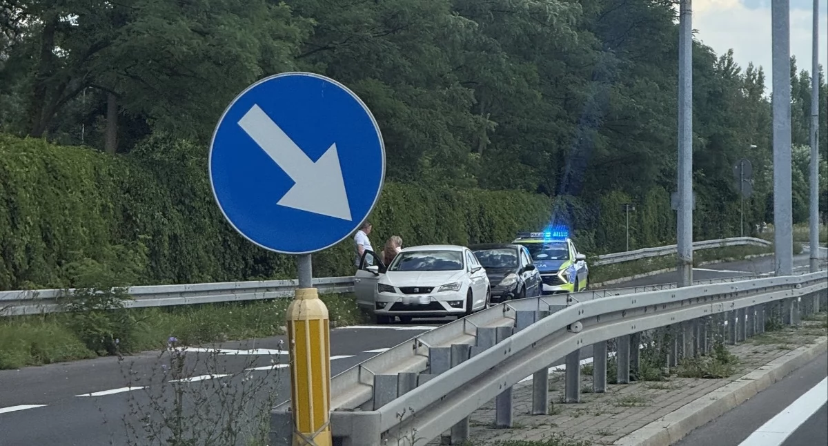 Kolizja w Jaworznie