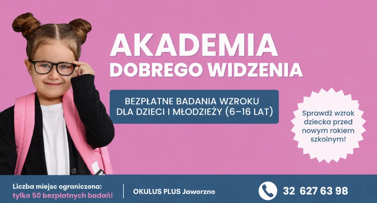 Zdrowie, Jaworznie rusza Akademia Dobrego Widzenia dzieci skorzysta bezpłatnych badań wzroku - zdjęcie, fotografia