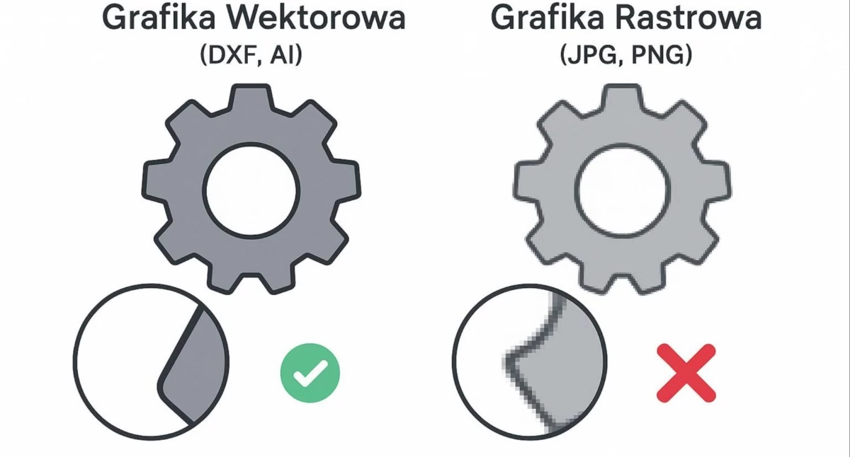 Informator / Materiały zewnętrzne , przygotować projektowy cięcia laserowego - zdjęcie, fotografia