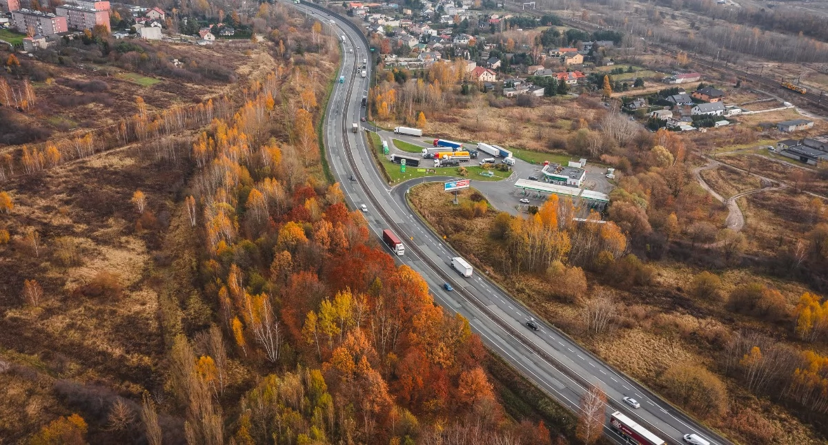 Miejsce powstania węzła Klimontów na trasie S1. Fot. GDDKiA