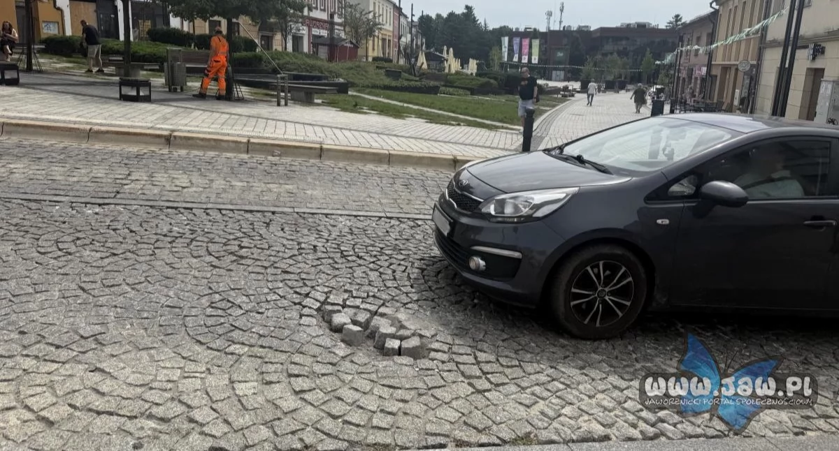 Kostka brukowa na ul. Mickiewicza