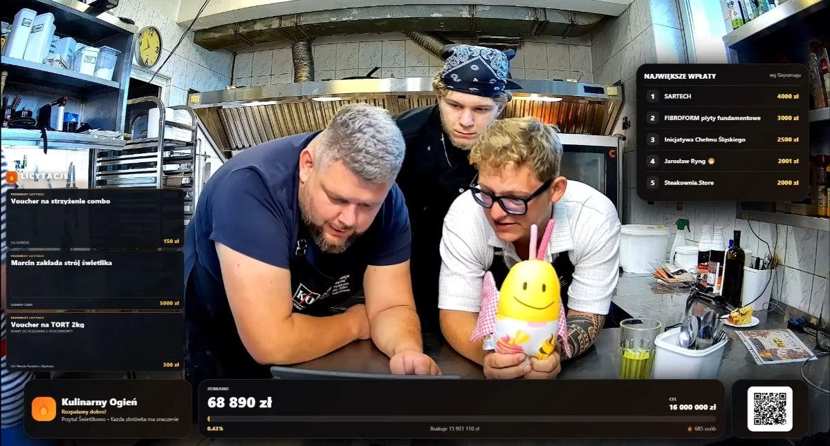 Życie miasta, Ostatnie godziny kulinarnego streamu Jaworznie Zebrano ponad - zdjęcie, fotografia