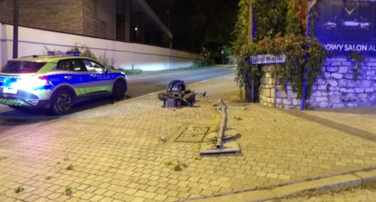 Życie miasta, Skradzionym motocyklem uciekali przed policją Wcześniej próbowali ukraść samochód - zdjęcie, fotografia