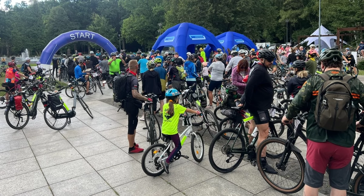 Sporty inne, Rowerem przez Dąbrowę Górniczą aktywnie Funduszami Europejskimi - zdjęcie, fotografia